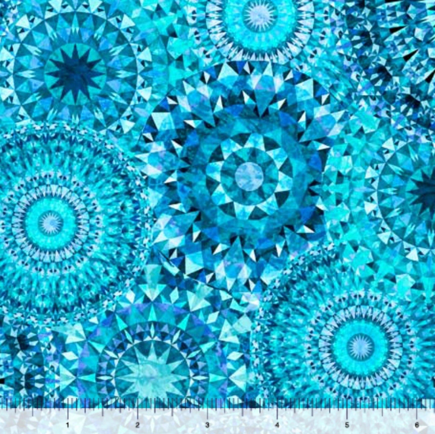 Jewelscape - Ombre Geometric Blue - Dan Morris for QT Fabrics - 28979-YQ