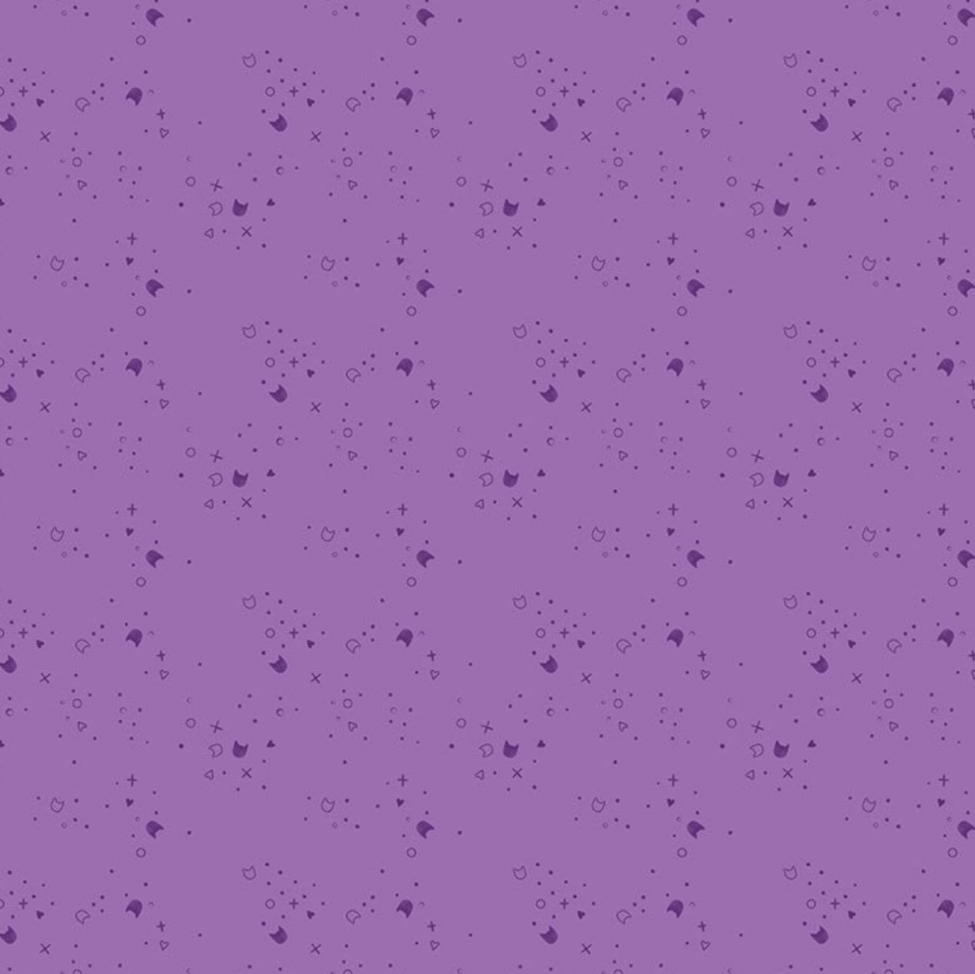 Kitty Litter Fabric Blender in Thistle - from the Kitty Litter Collection by Pammie Jane for Dear Stella Fabrics