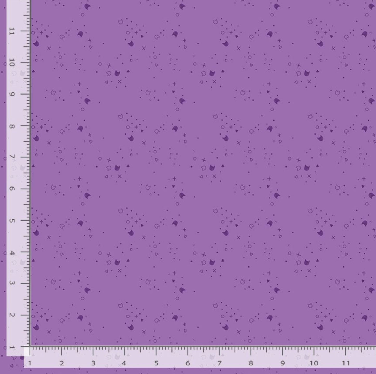 Thistle Kitty Litter Fabric Blender from the Kitty Litter Fabric Collection by Dear Stella Fabrics