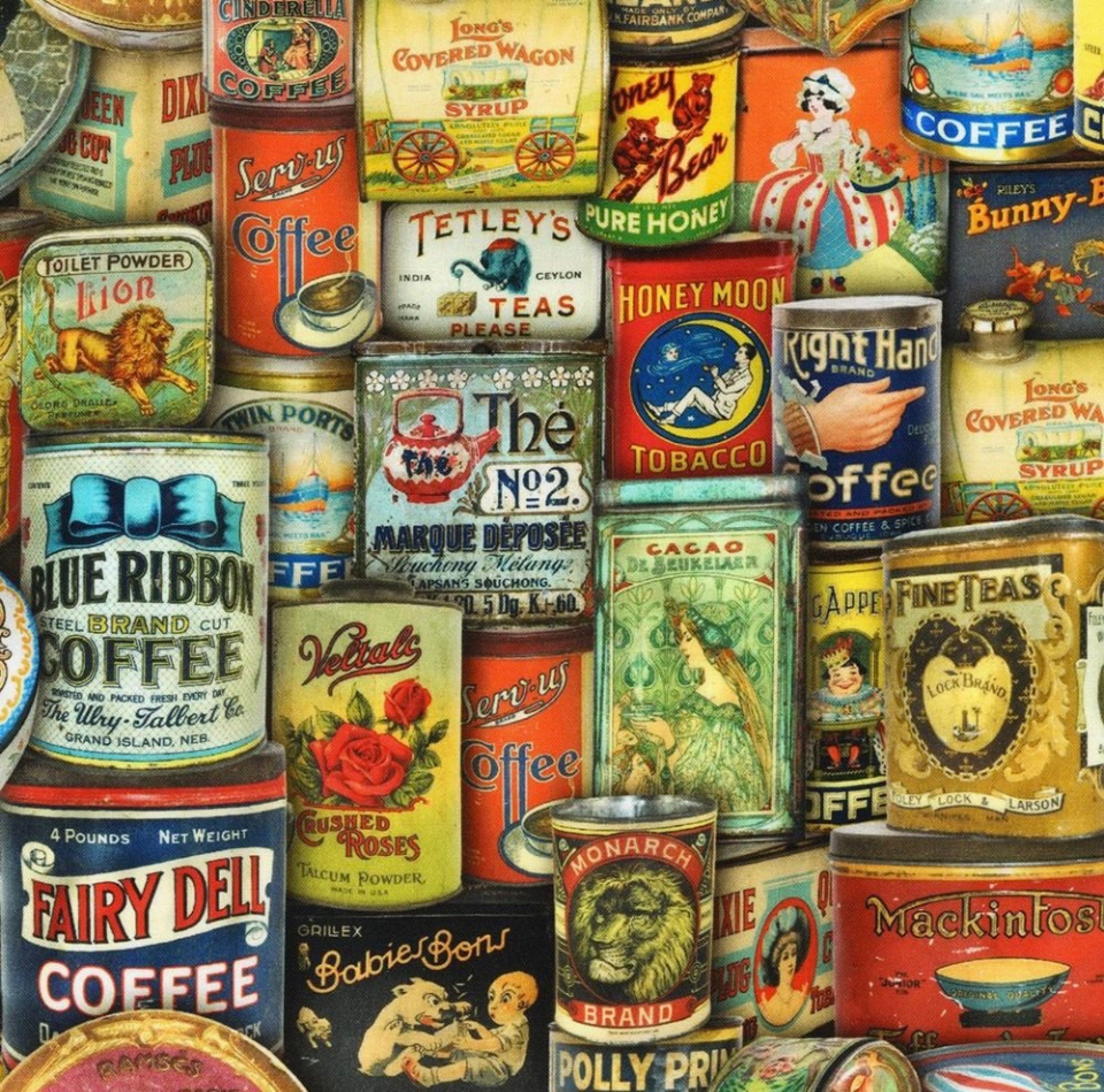 Library of Rarities - Antique Tin Cans - Robert Kaufman