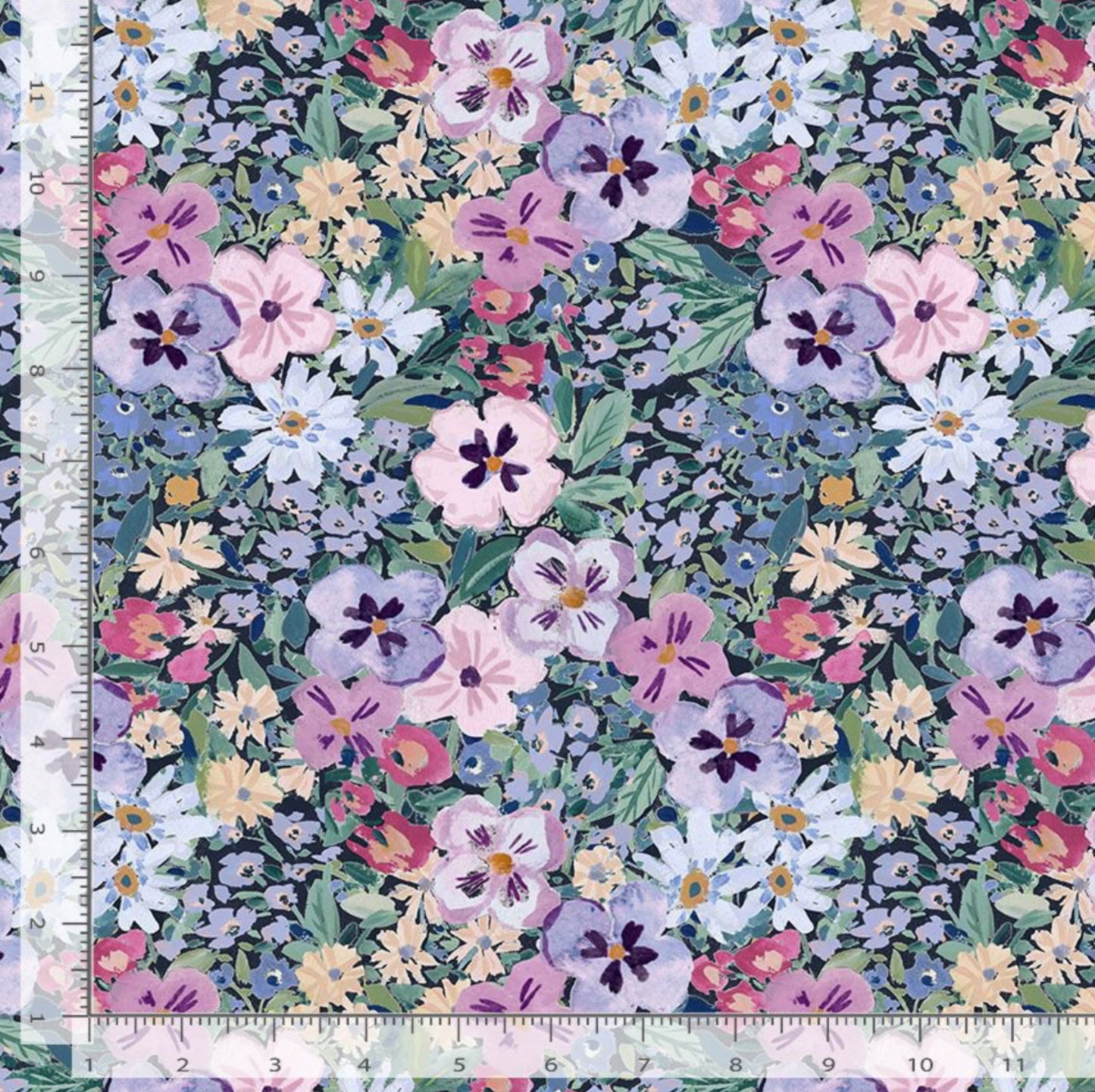 Pansy Garden - Spring it On Collection by Clara Jean for Dear Stella Fabrics