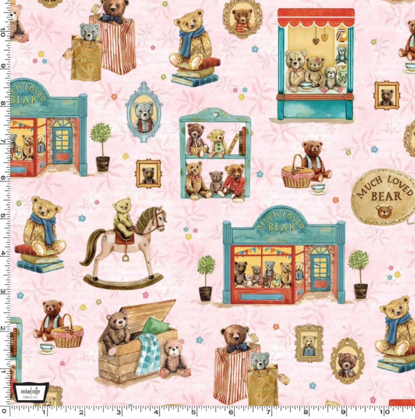 Paws for Thought - Much Loved Bear Collection - Michael Miller Fabrics