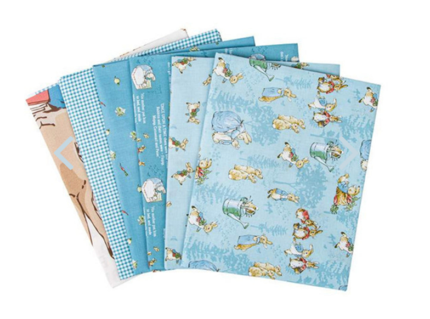 The Tale of Peter Rabbit - 1 Yd  Bundle Blue - Riley Blake Designs