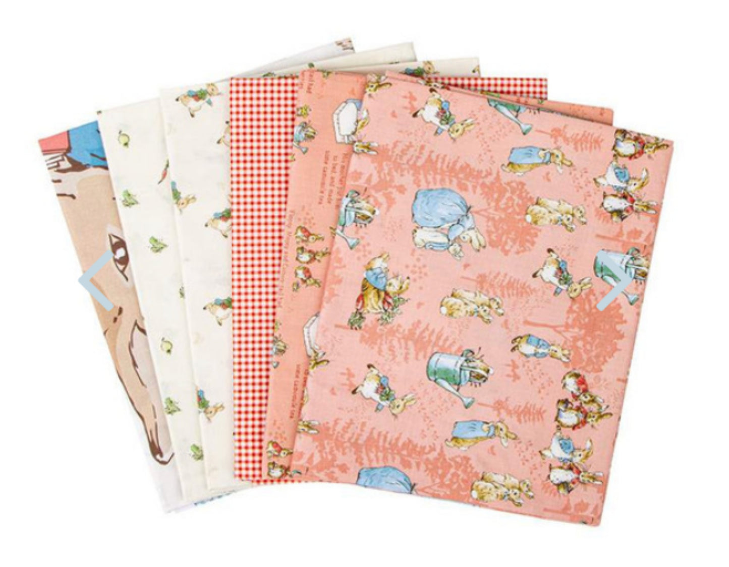 The Tale of Peter Rabbit - 1 Yd  Bundle Coral - Riley Blake Designs