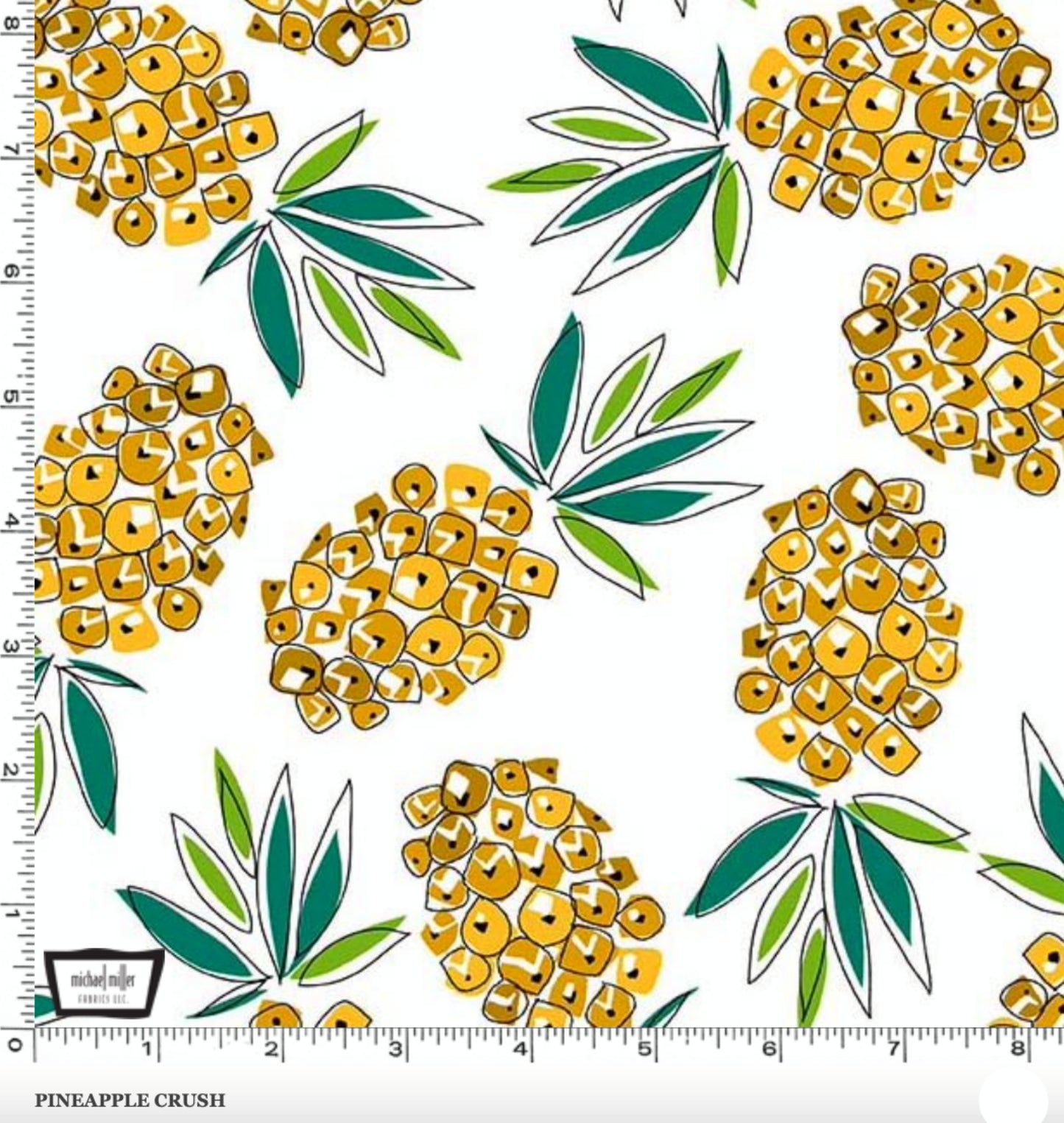 Pineapple Crush - Fresh Fruit Collection - Michael Miller Fabrics