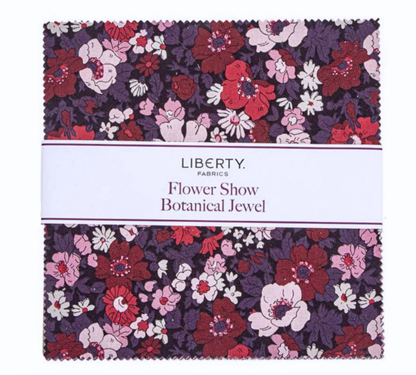 Flower Show Botanical Jewel 10 Inch Stacker - Liberty Fabrics for Riley Blake Designs
