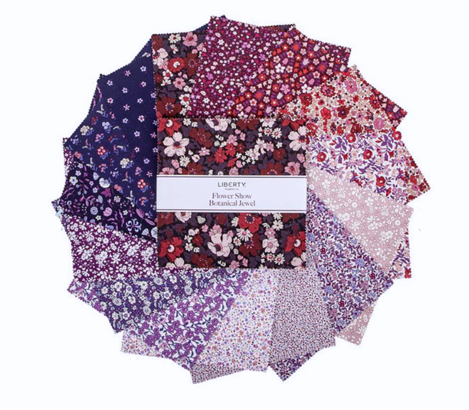 Flower show Botanical Jewel - Liberty Fabrics for Riley Blake Designs - 10 Inch 42 piece Stacker