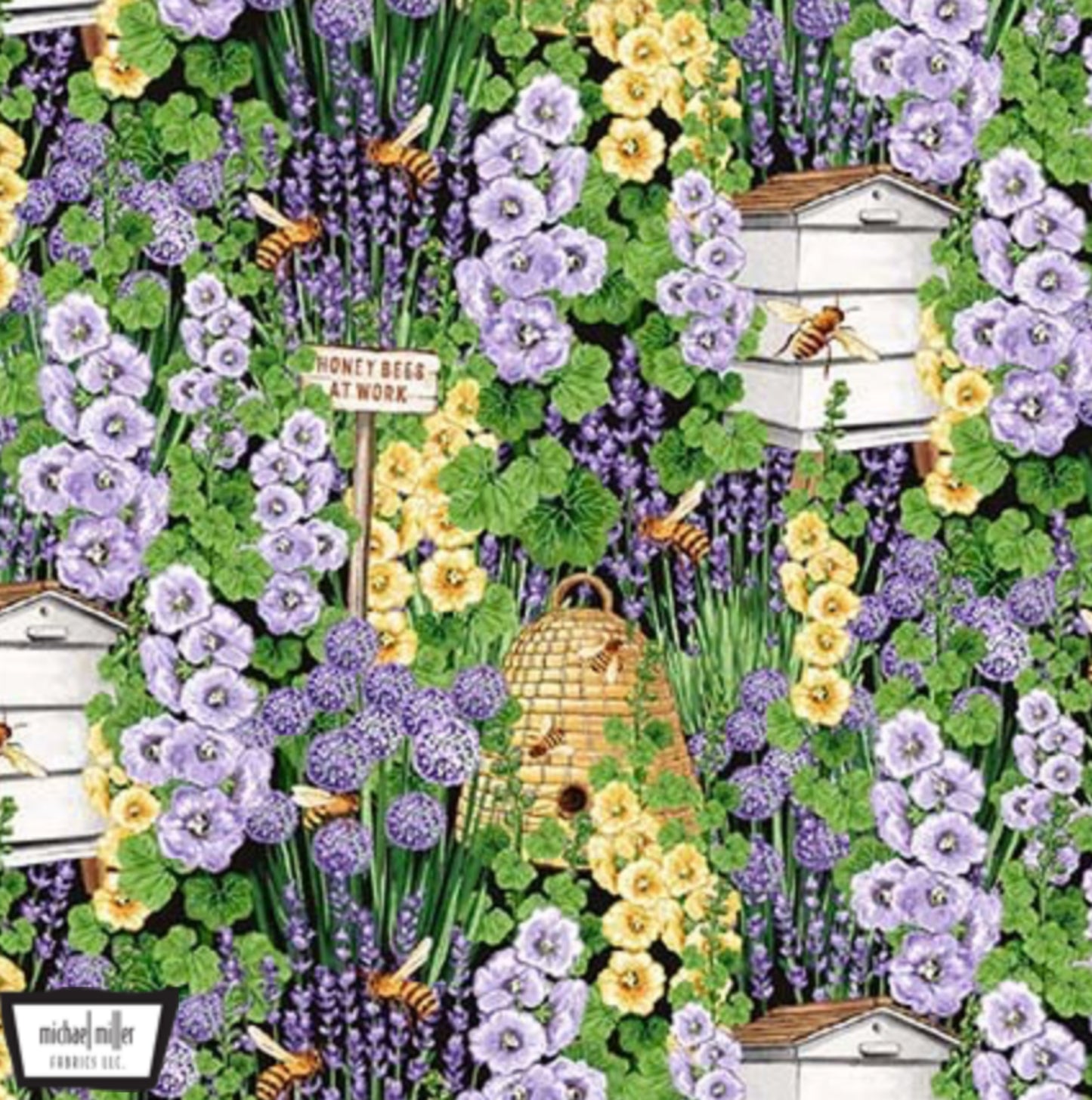 Pure Honey from the Bee Culture Collection from Michael Miller Fabrics
