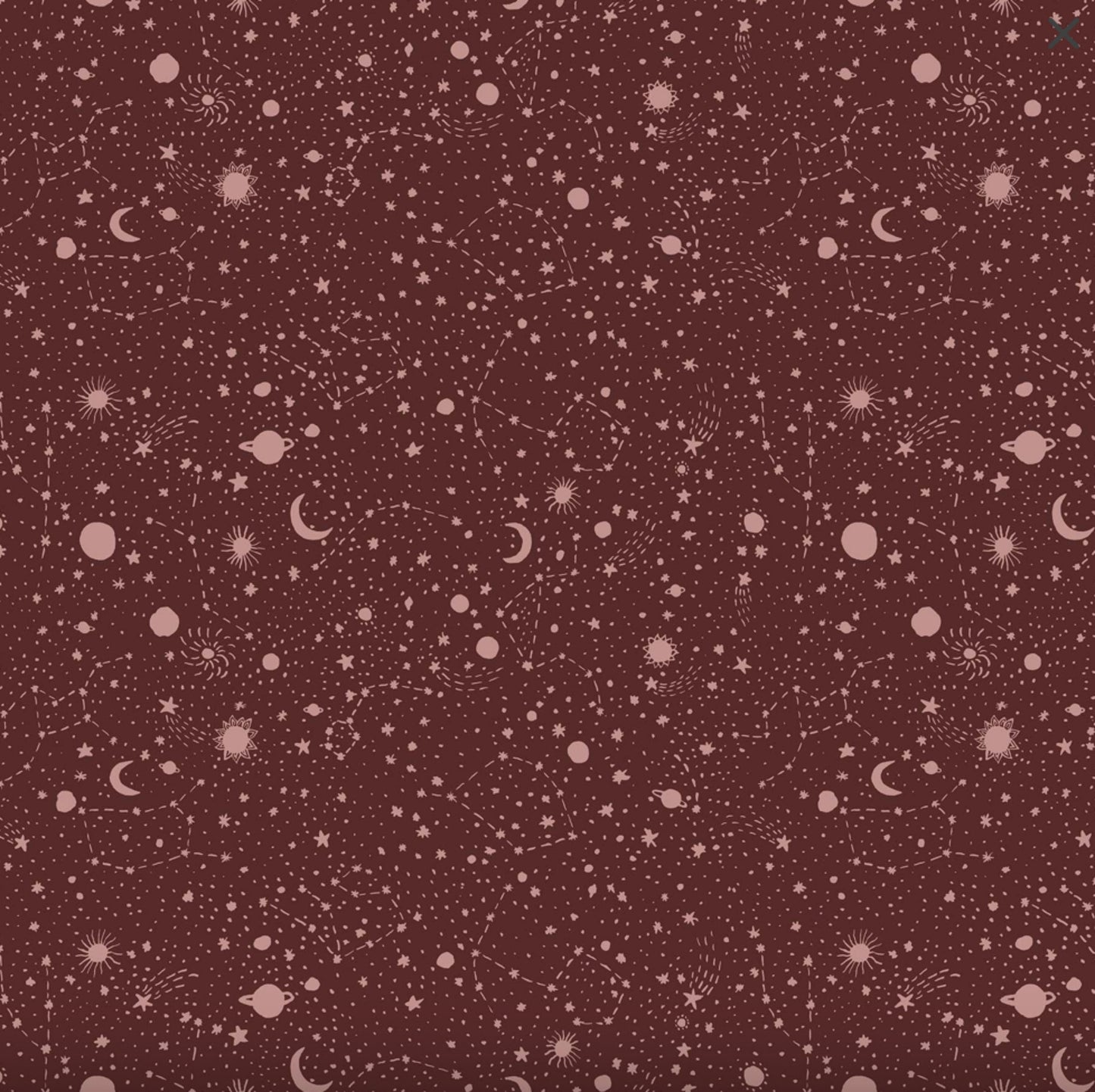Constellations - From the Galaxies Collection from Figo Fabrics - 90578-36 - Rust