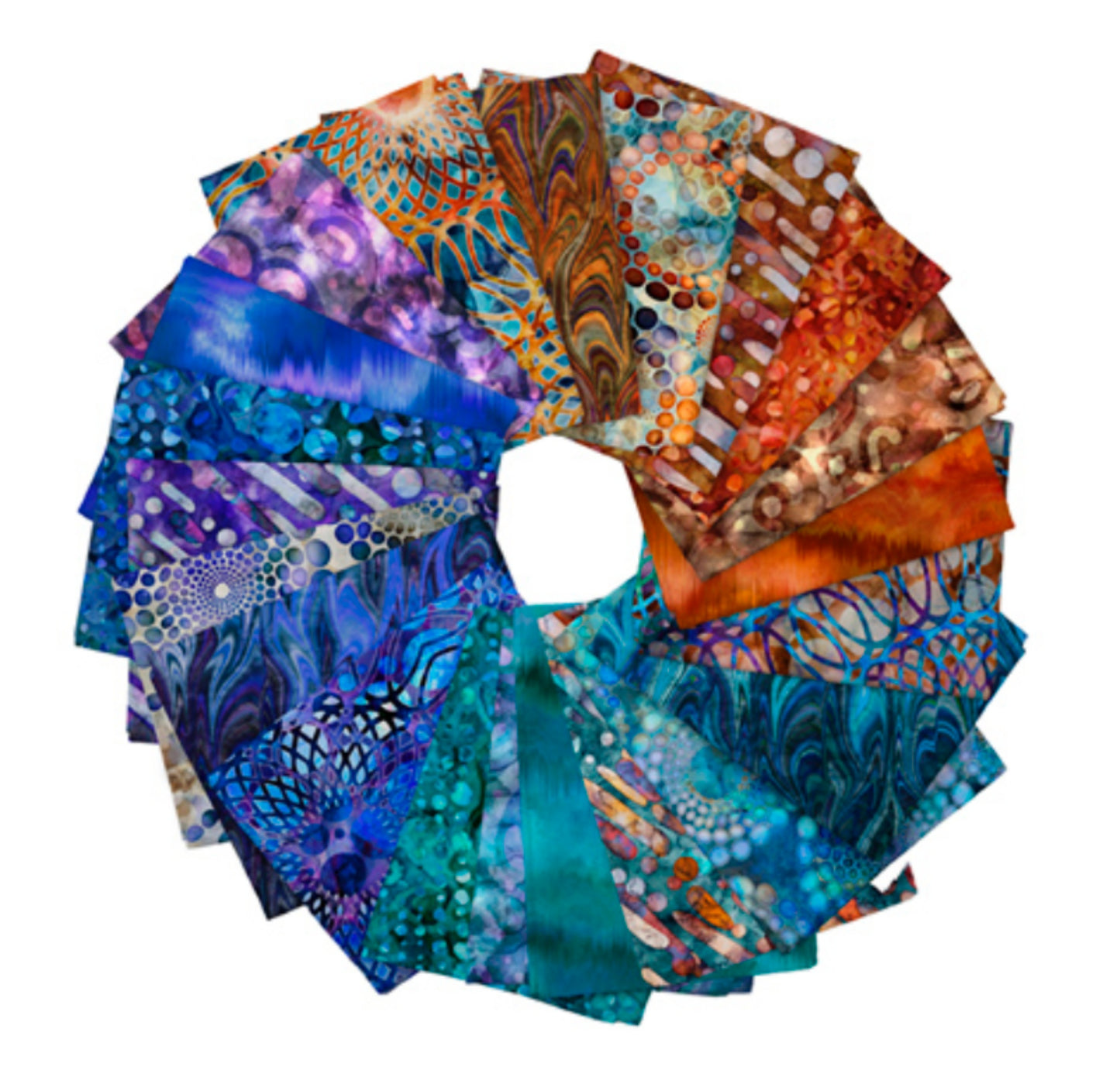 Elementals 21 Piece Fat Quarter Bundle - Dan Morris for QT Fabrics