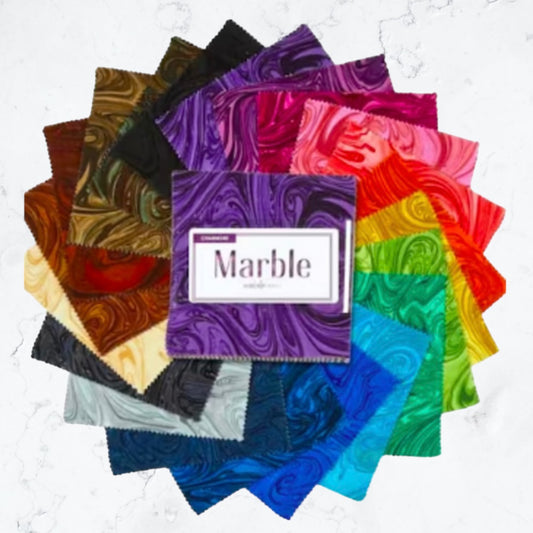 Marble Charm Pack 5x5 - 42 pc from Michael Miller Fabrics