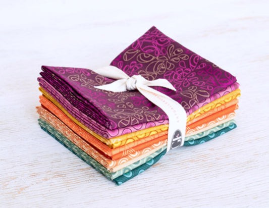 Fall elements 10 pc. Fat Quarter Bundle from the Four Seasons Collection by Art Gallery Fabrics