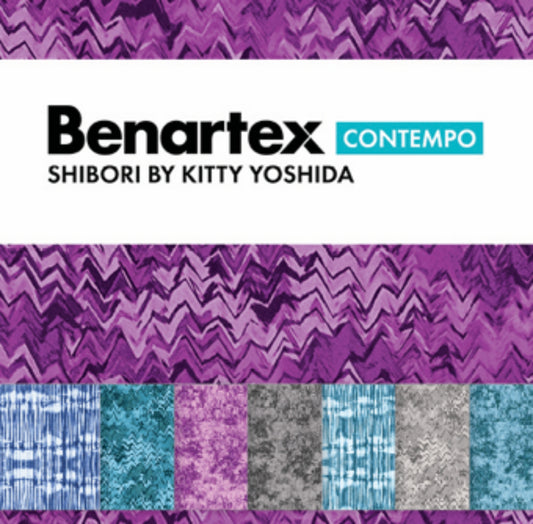 Shibori Strip-pies - 40 pc. Jelly Roll Fabric by Kitty Yoshida for Contempo - Benartex Fabrics