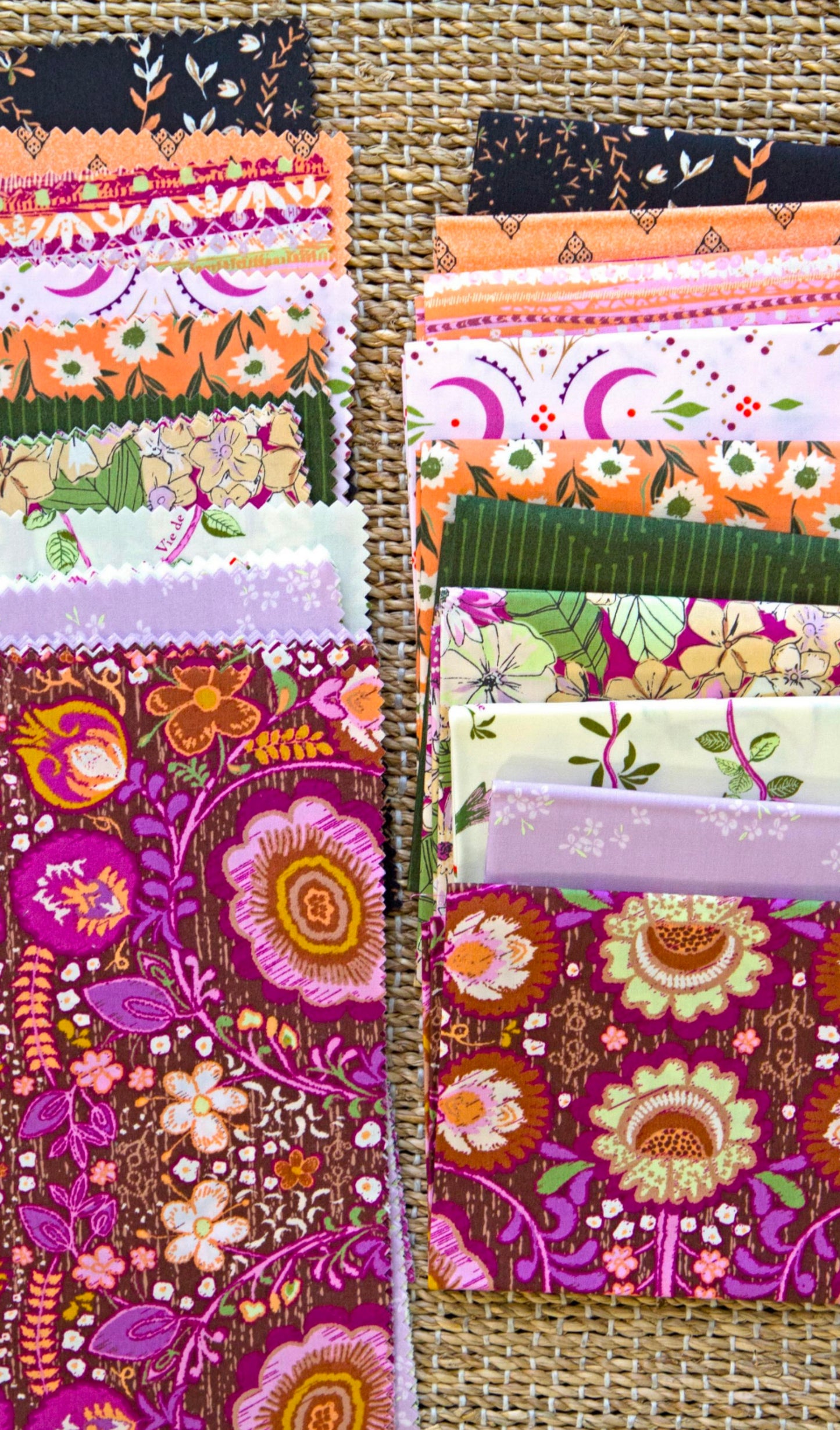 Picture of fabrics from the Soul Fusion Collection by Art Gallery Fabrics