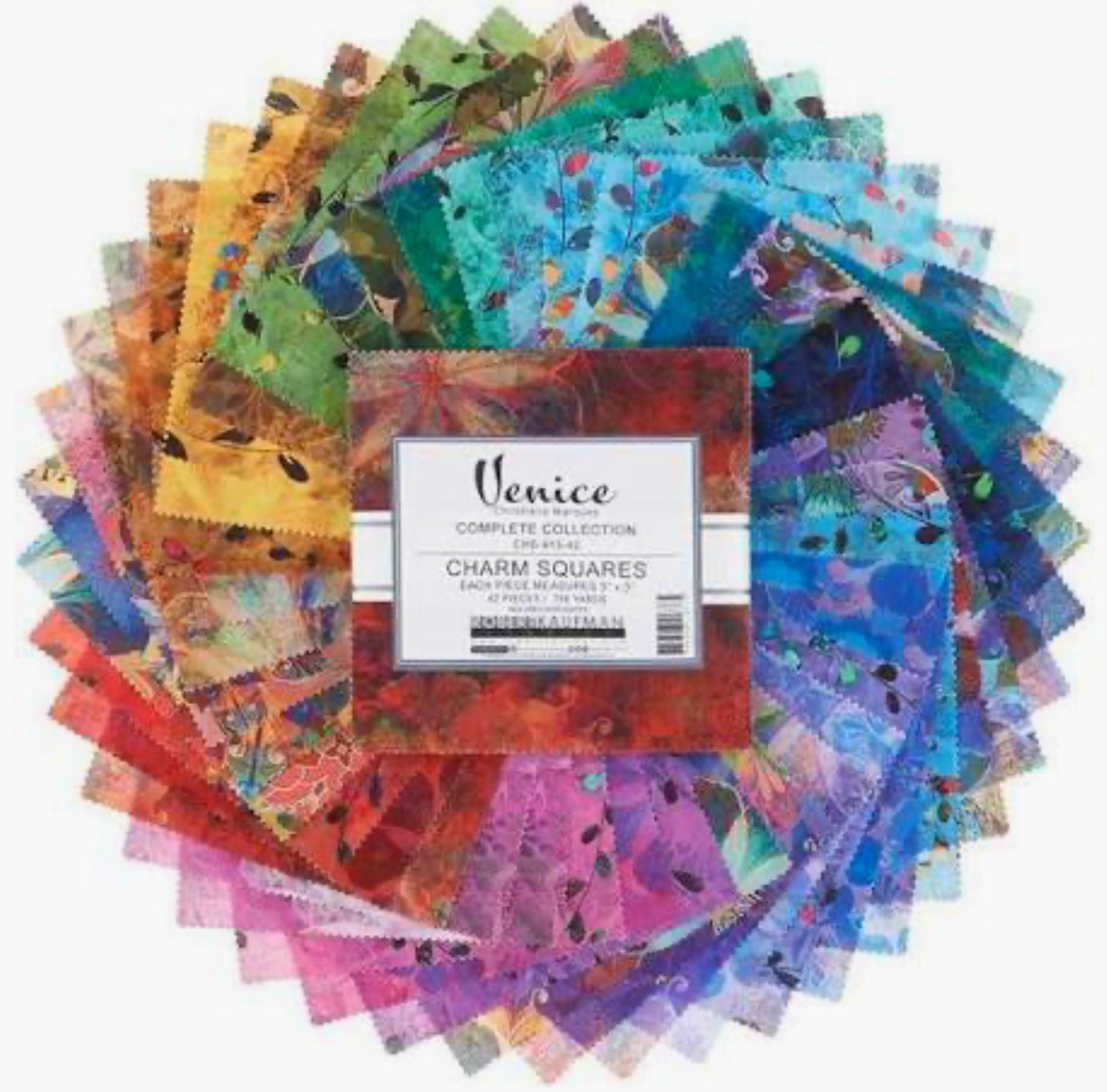 Venice Charm Squares 5 x 5 in. Complete Collection Robert Kaufman