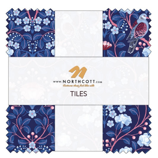 Willowberry Lane Tiles - 42 pc Layer Cake from Northcott Fabrics