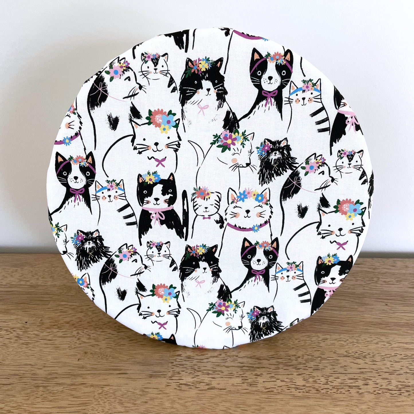 Stand Mixer Bowl Covers - Floral Cats