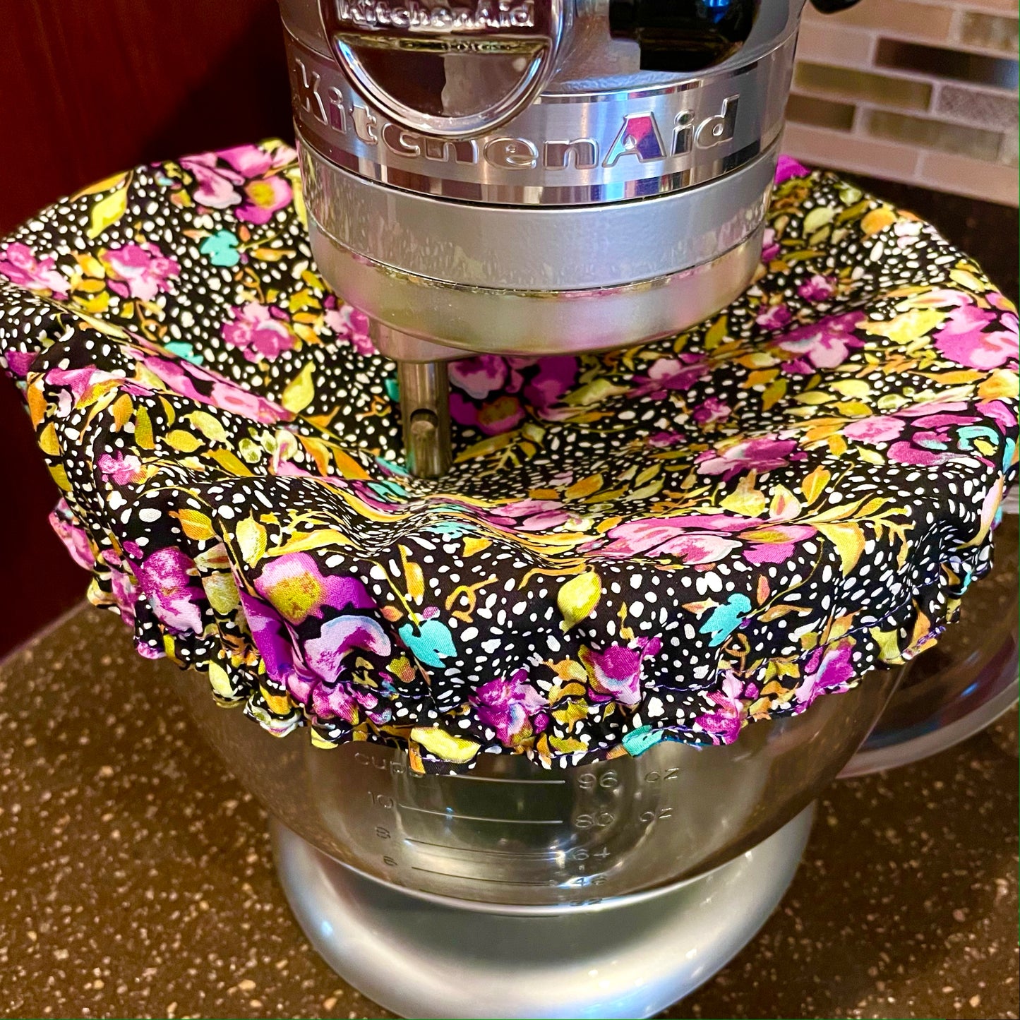 Stand Mixer Bowl Covers - Midnight Floral