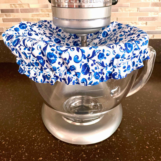 Stand Mixer Bowl Covers - Pioneer Woman Scroll Floral XL Bowl Cover