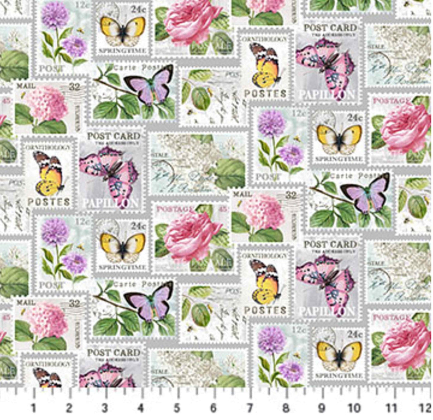 Butterfly Stamps - DP23970-92 - Northcott Fabrics