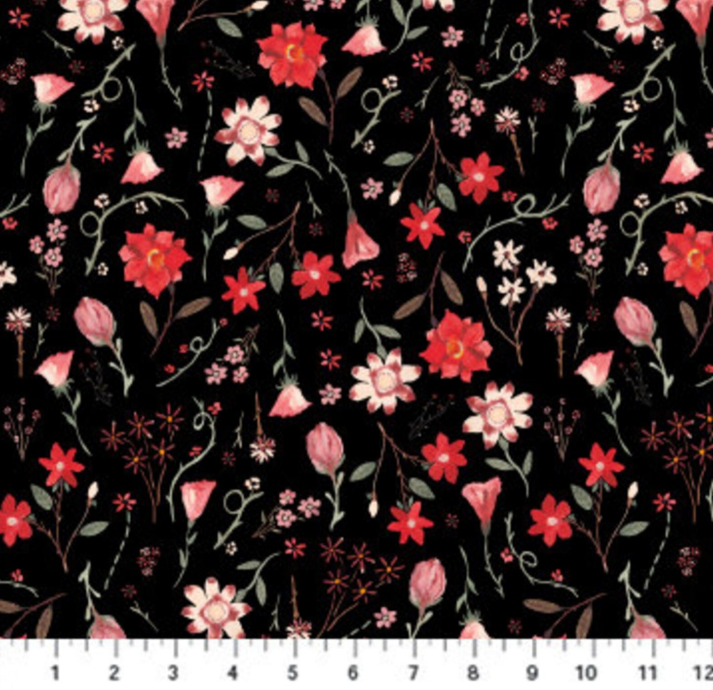 Roses - Roses are Red Collection - 90486-99 - Figo Fabrics