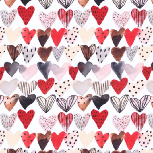Hearts from the Roses are Red Collection by Figo Fabrics