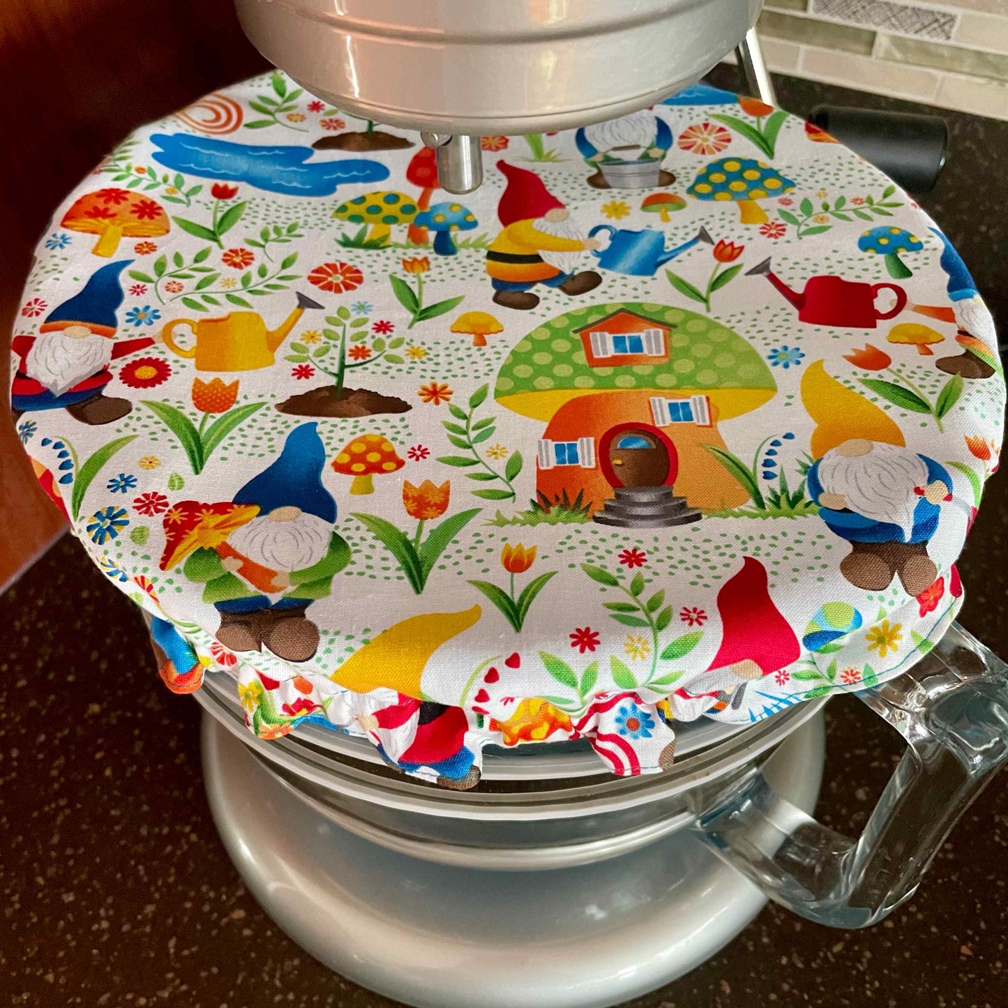 Stand Mixer Bowl Covers - Woodland Gnomies