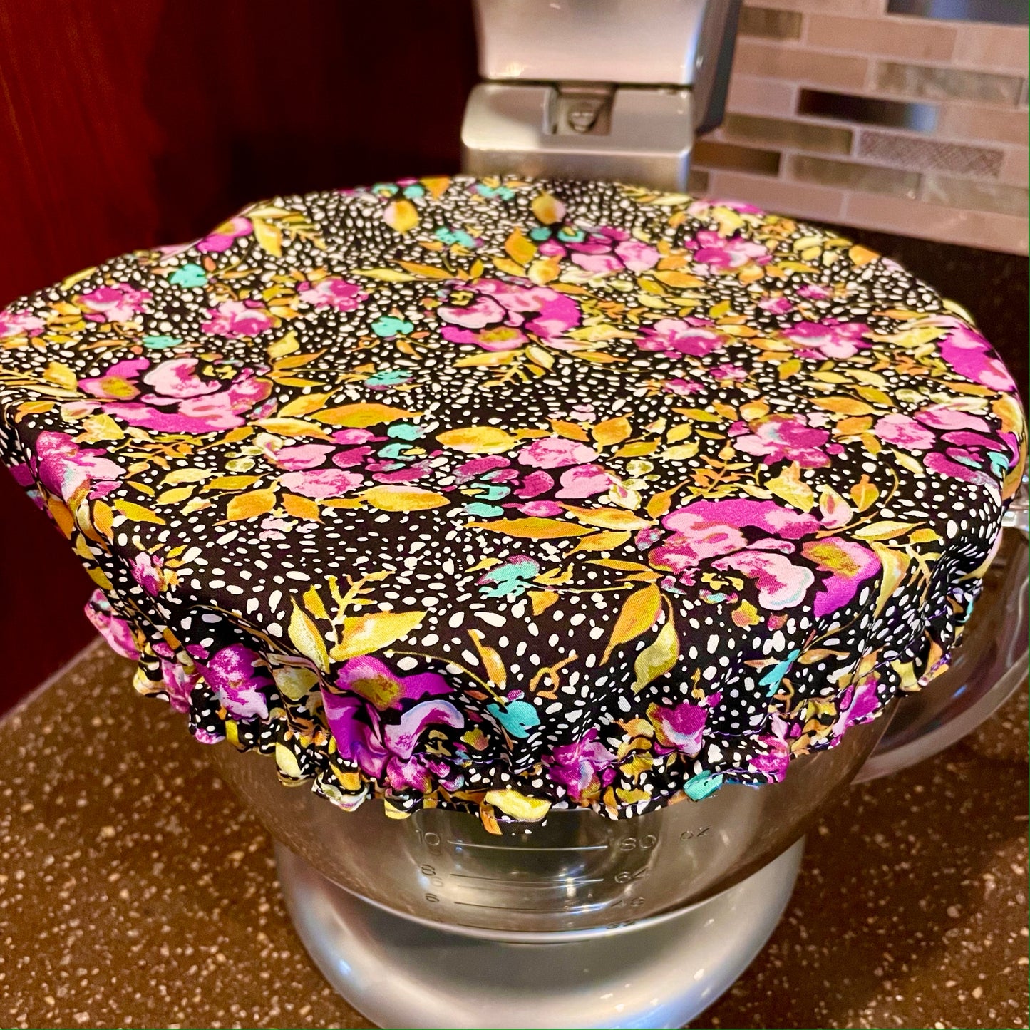 Stand Mixer Bowl Covers - Midnight Floral