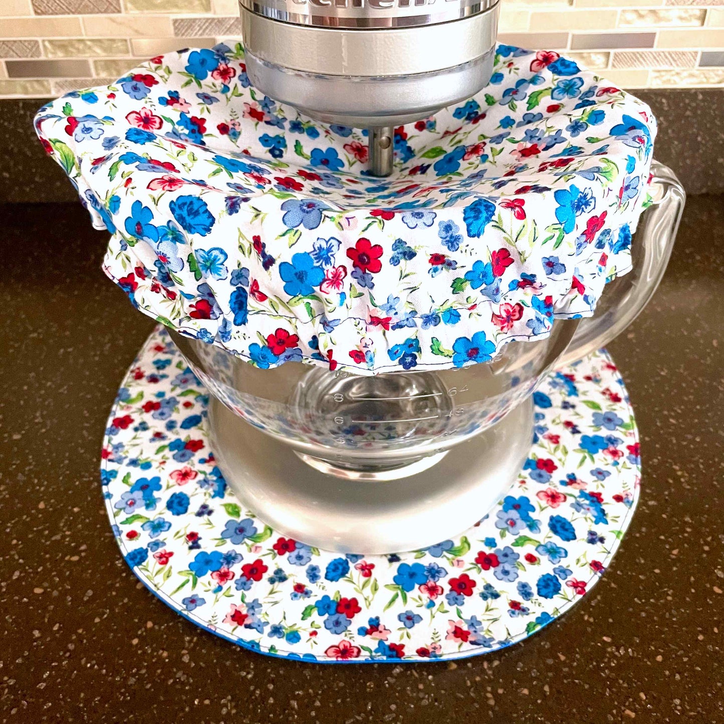 Stand Mixer Slider Mat | Pioneer Woman Country Charm Ditsy | XL Mixer Bowl Cover