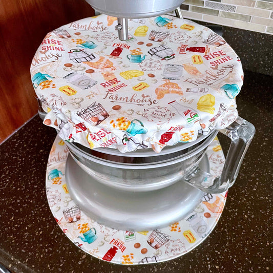 Stand Mixer Bowl Covers - Pioneer Woman Sweet Rose Patchwork – Dalisay  Design Fabrics