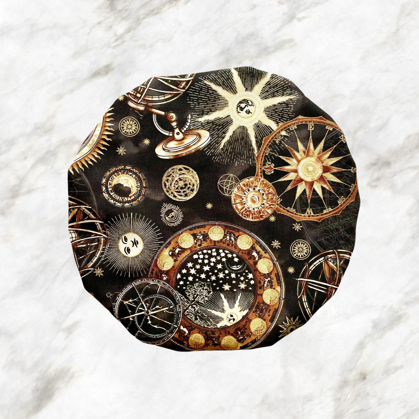 Stand Mixer Bowl Covers - Steampunk Compass