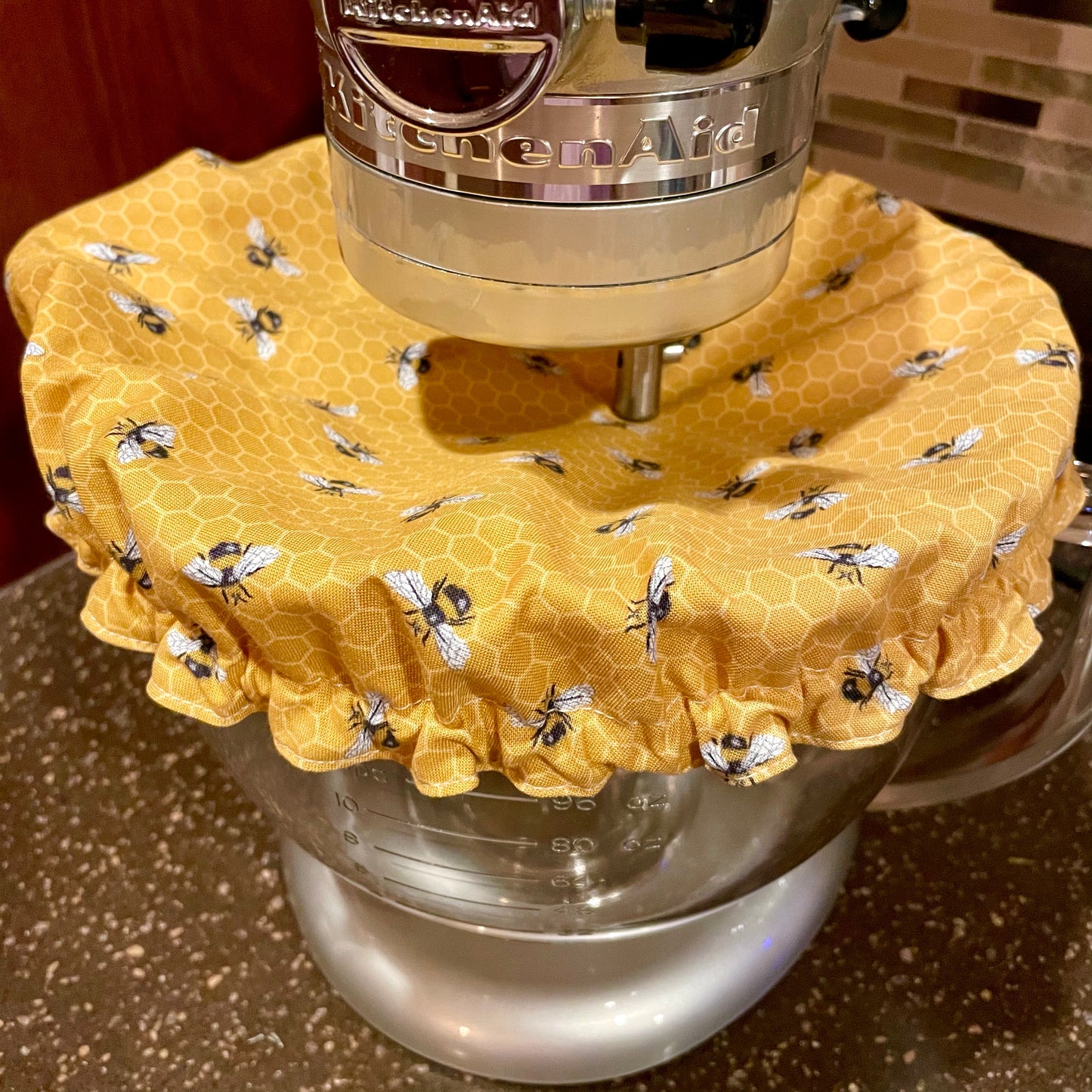 Stand Mixer Bowl Covers - Bees and Honeycombs