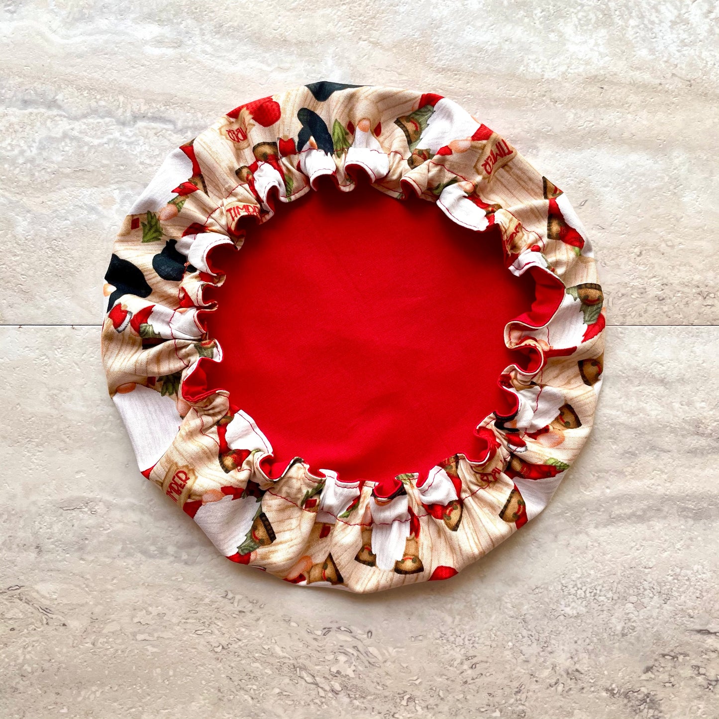 Stand Mixer Bowl Covers - Christmas Timber Gnomes