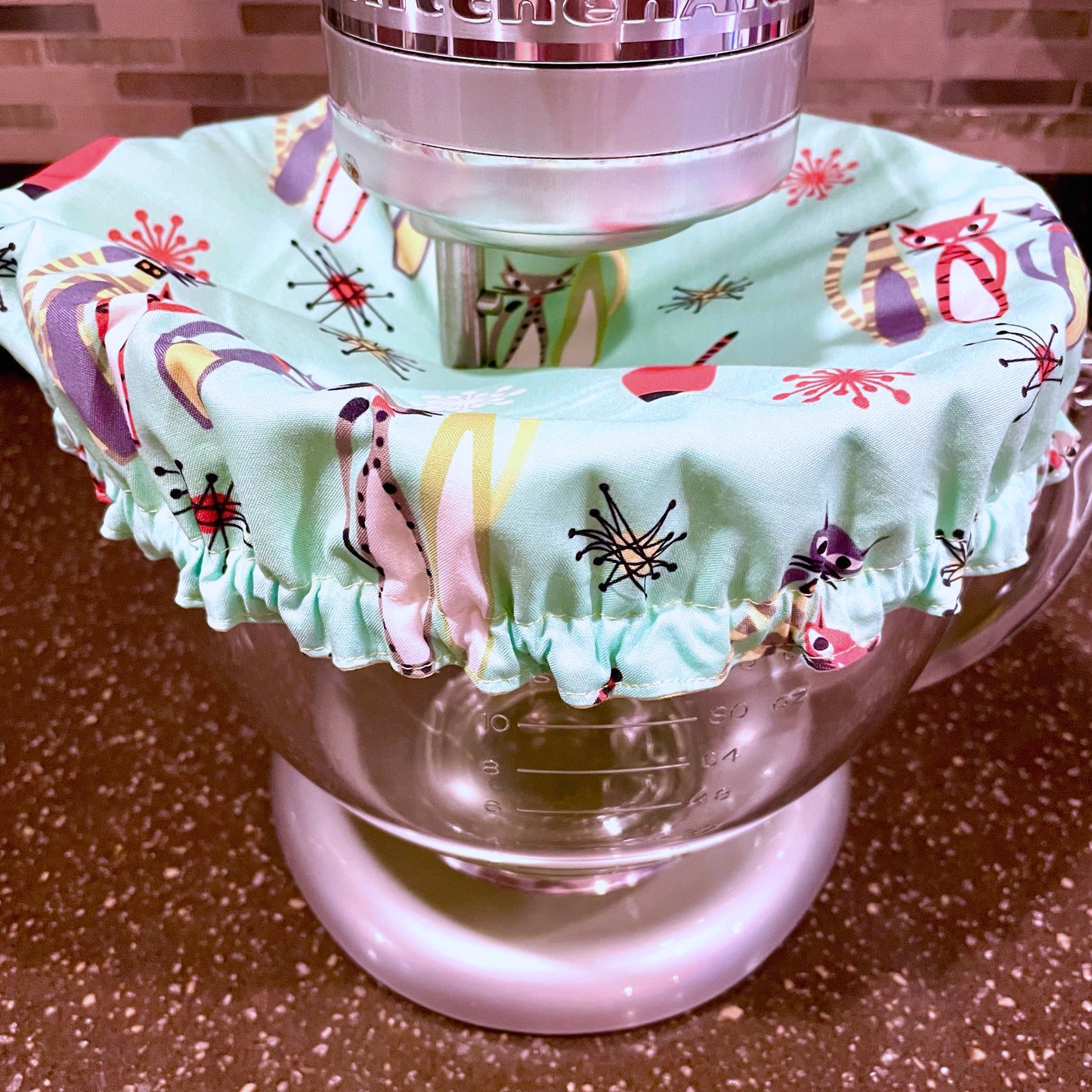 Stand Mixer Bowl Covers - Atomic Tabby Cats