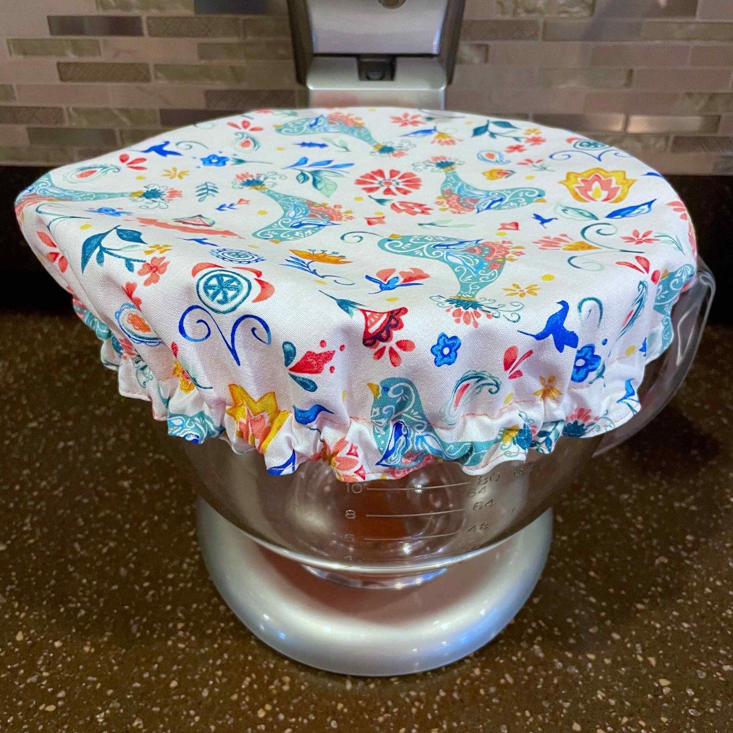 Stand Mixer Bowl Covers - Pioneer Woman Mazie Fabric
