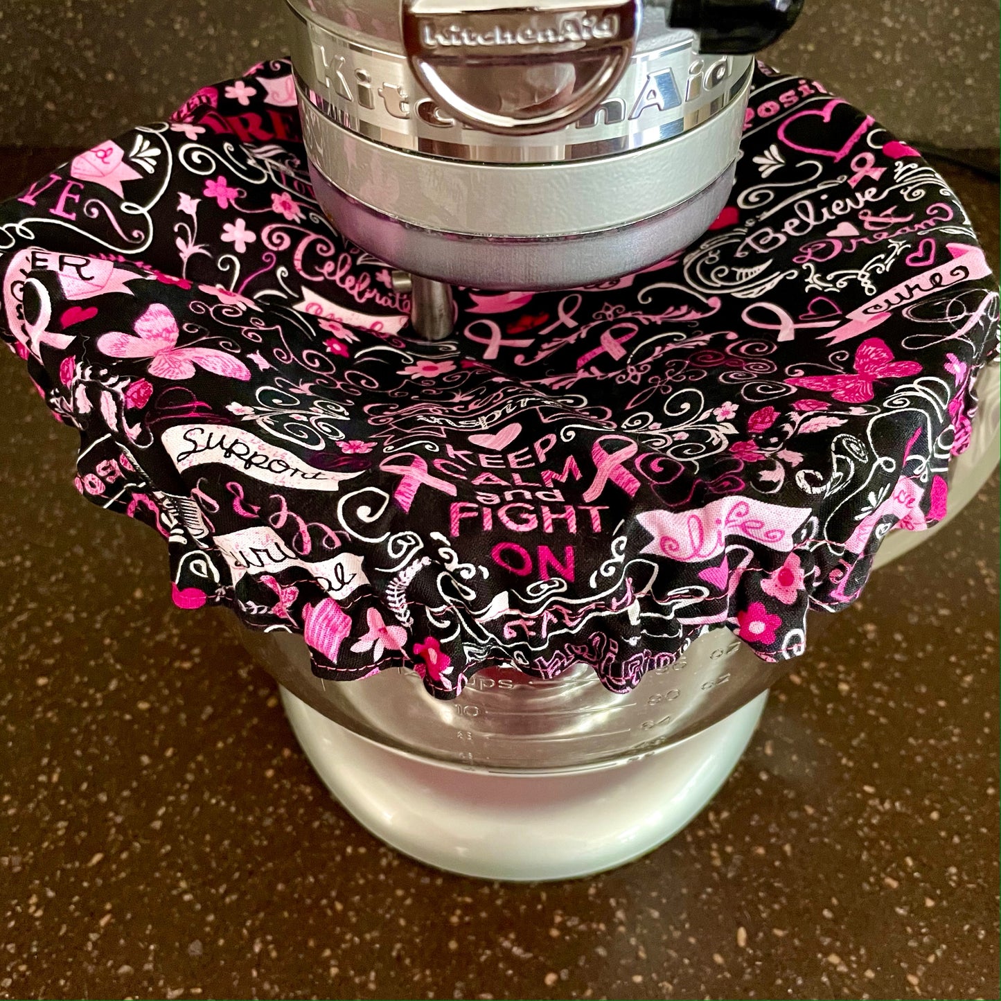 Stand Mixer Bowl Covers - Breast Cancer Awareness