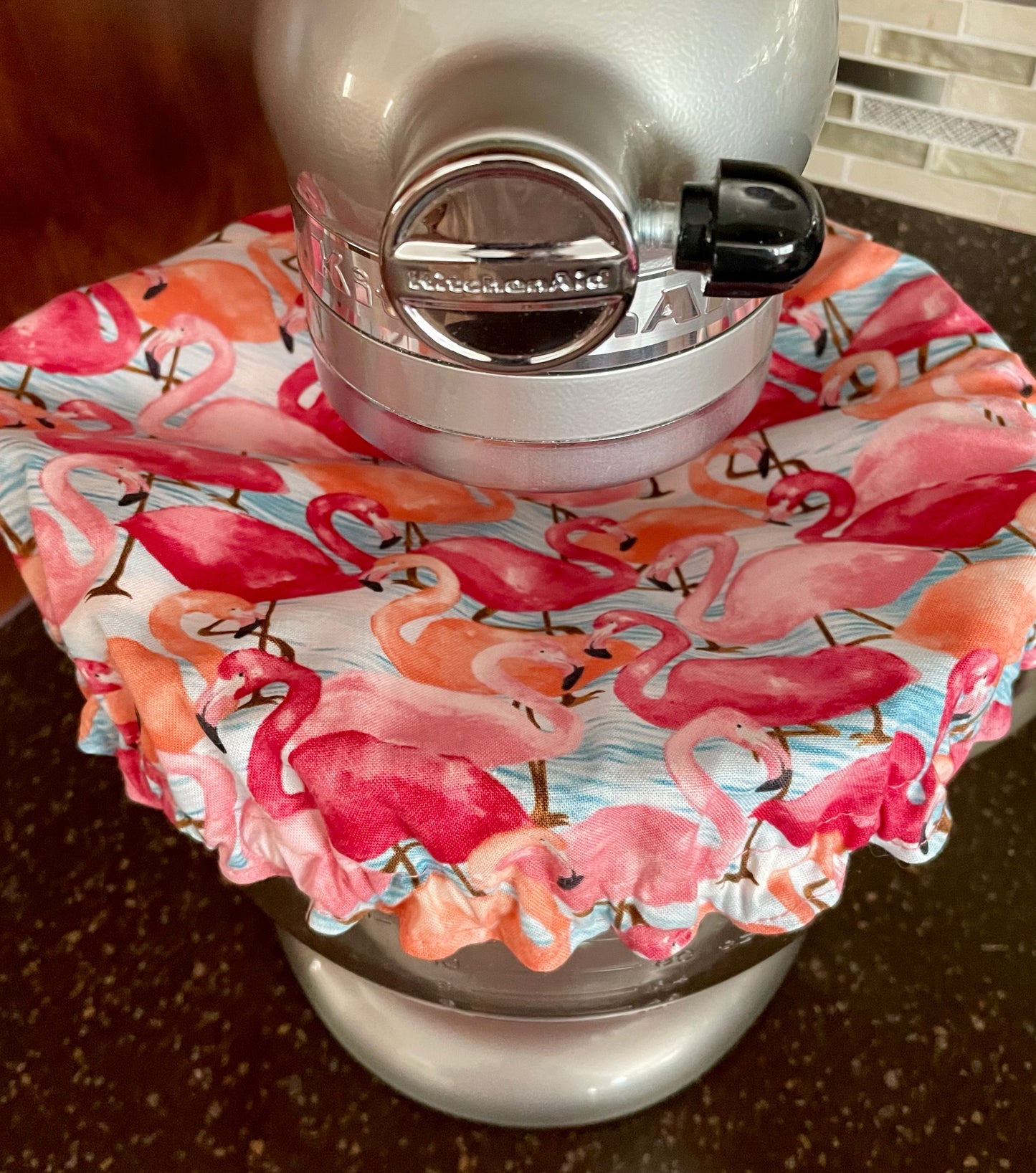 Stand Mixer Bowl Covers - Flamingo Party