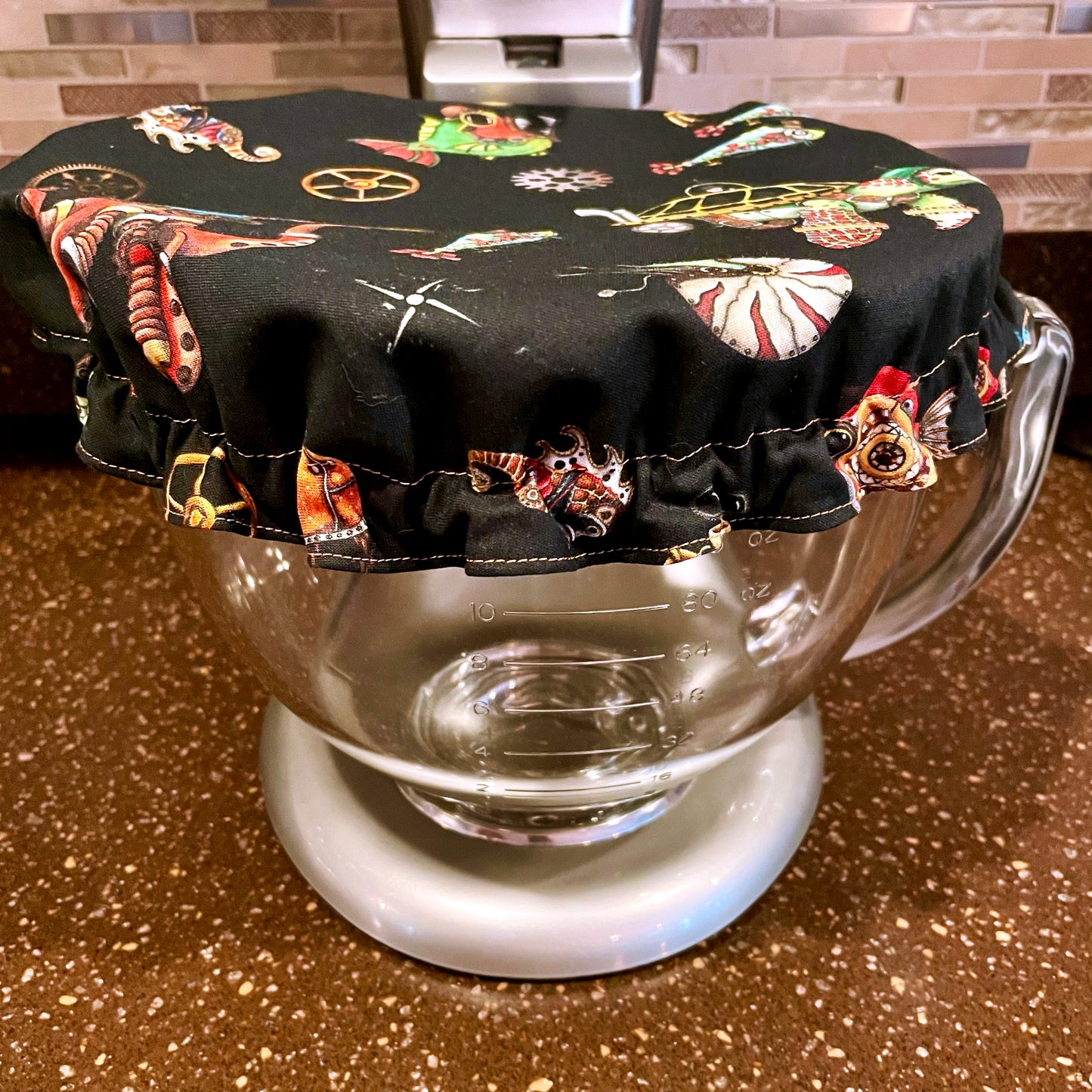 Stand Mixer Bowl Covers - Steampunk Sealife