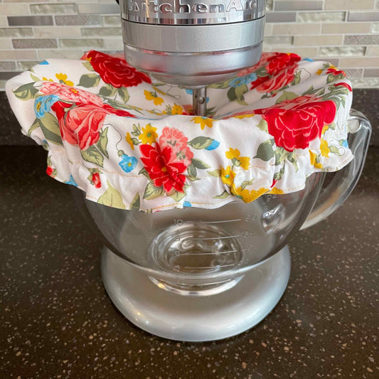 Stand Mixer Bowl Covers - Pioneer Woman Sweet Rose Floral