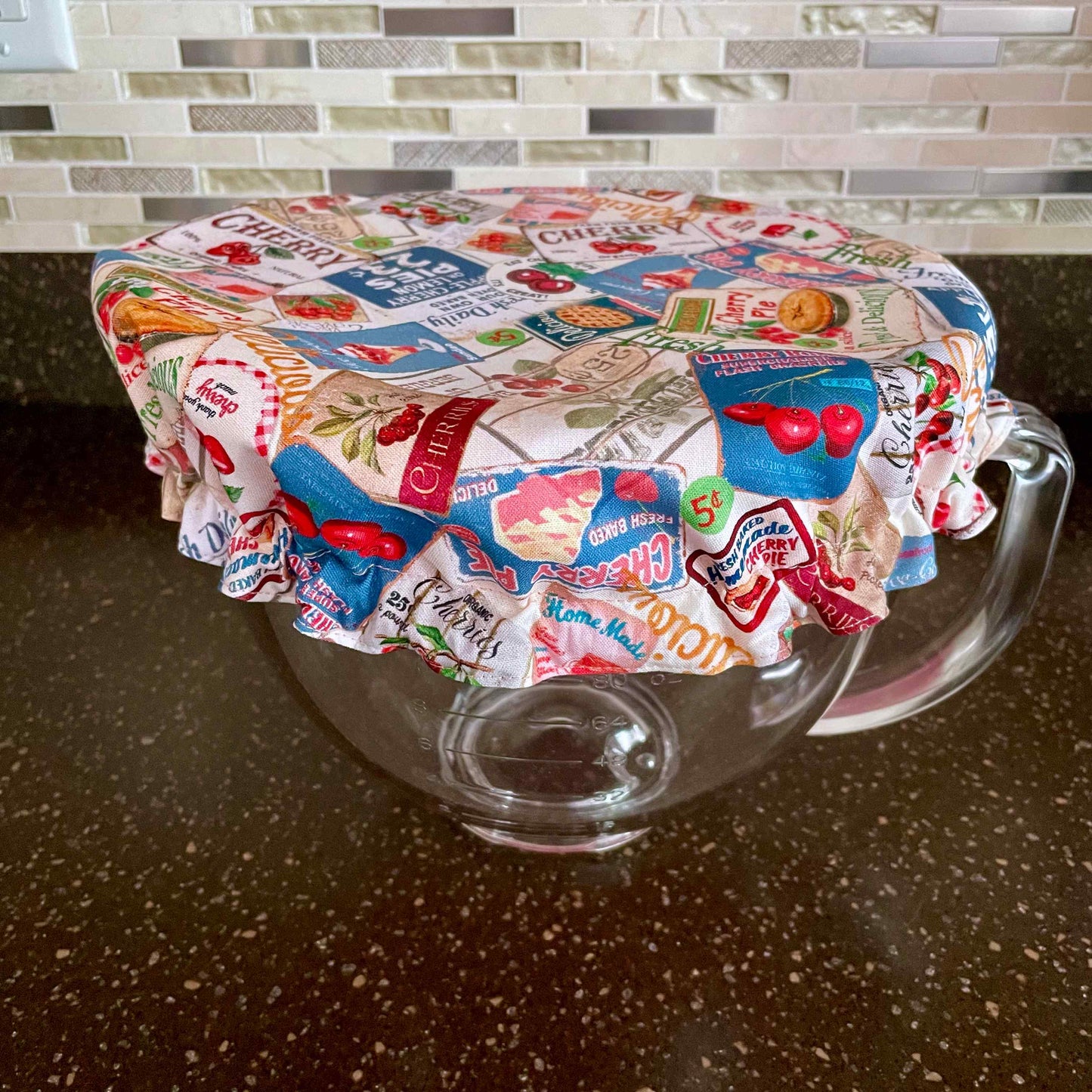 Stand Mixer Bowl Covers -  Cherry Pie