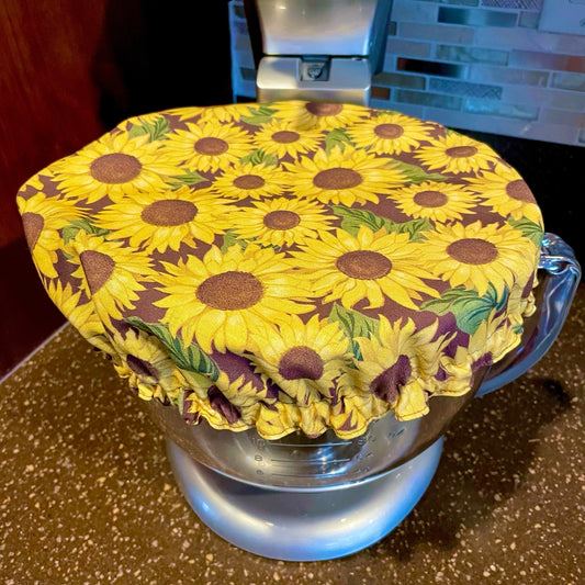 Stand Mixer Bowl Covers - Big Sunflowers