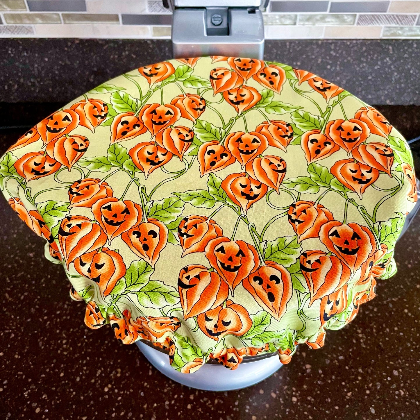 Stand Mixer Bowl Covers - Halloween Spooky Pumpkins