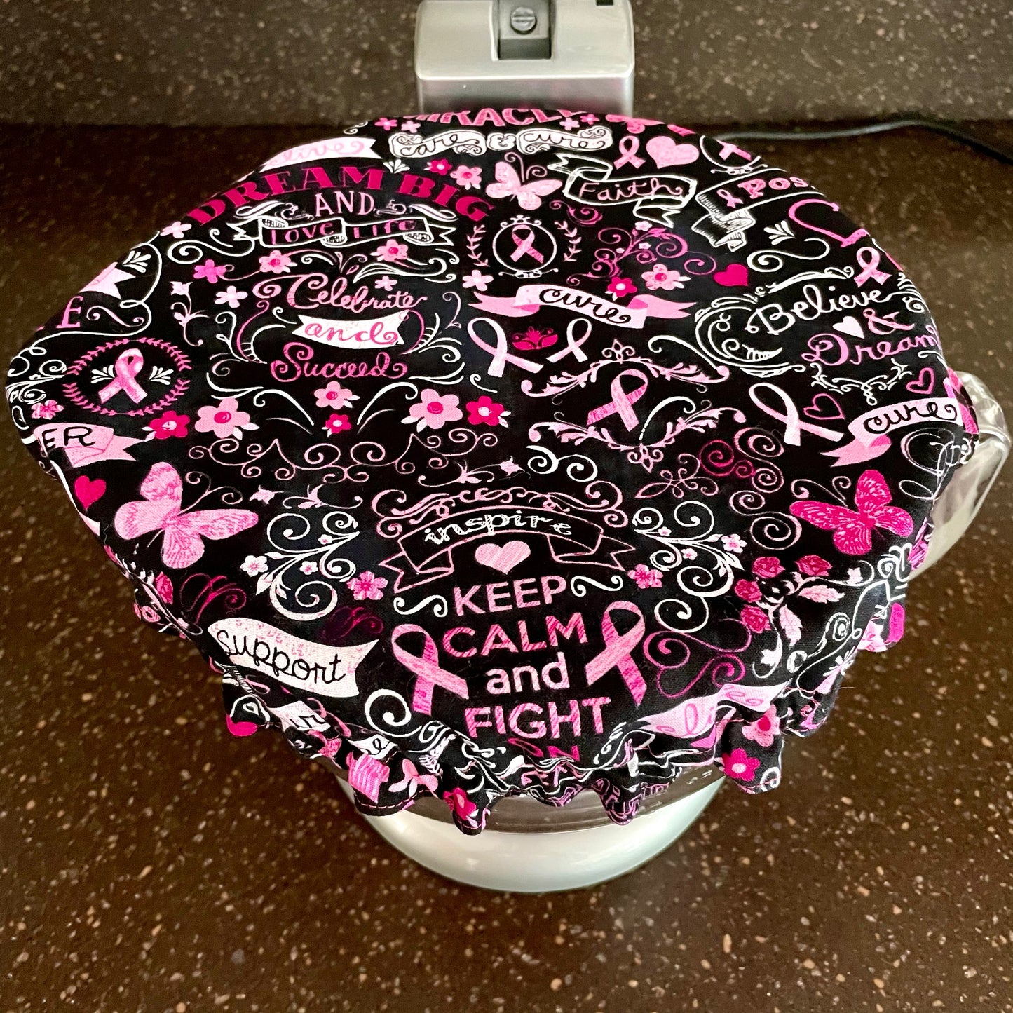 Stand Mixer Bowl Covers - Breast Cancer Awareness