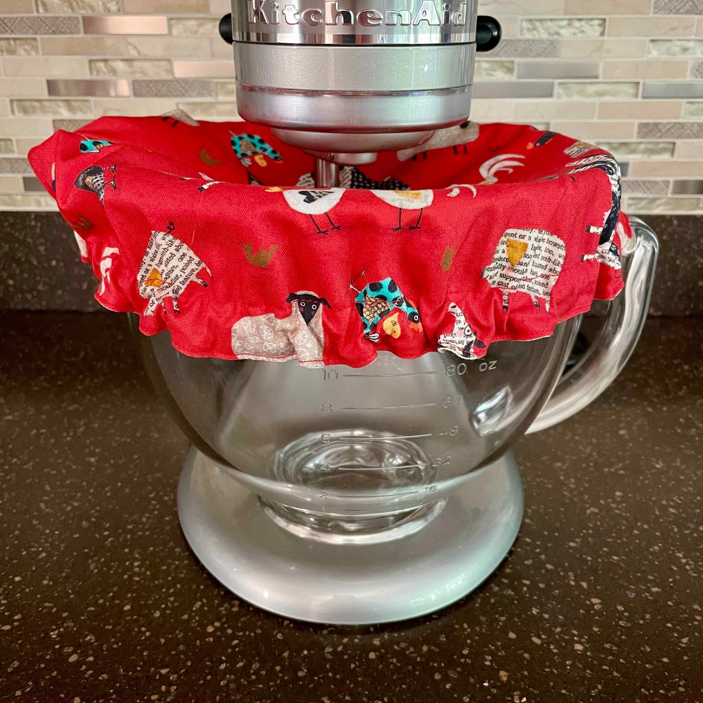 Stand Mixer Bowl Covers -  On The Farm Fabric Bowl Cover