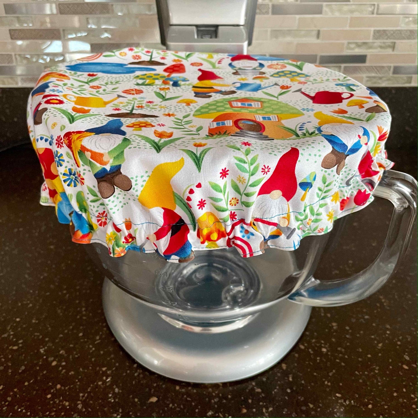 Stand Mixer Bowl Covers - Woodland Gnomies