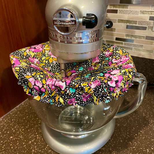 Stand Mixer Bowl Covers - Midnight Floral