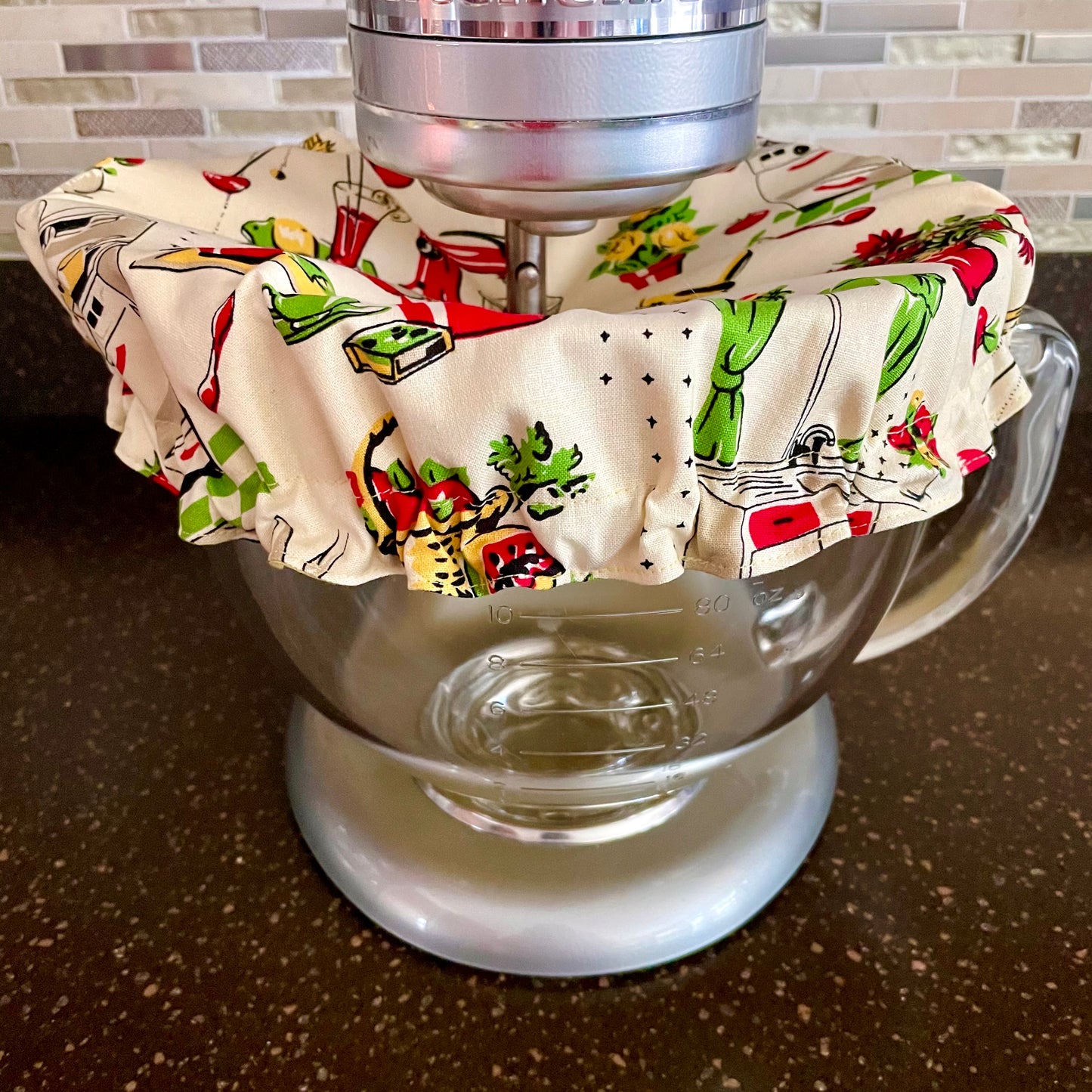 Stand Mixer Bowl Covers - Retro Fifties Kitchen