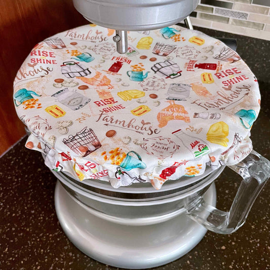 How to sew a pretty, reversible bowl cover for your stand mixer