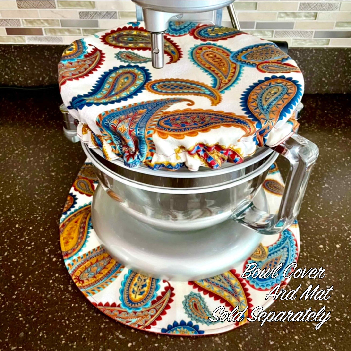 Stand Mixer Bowl Covers -  Antique Paisley