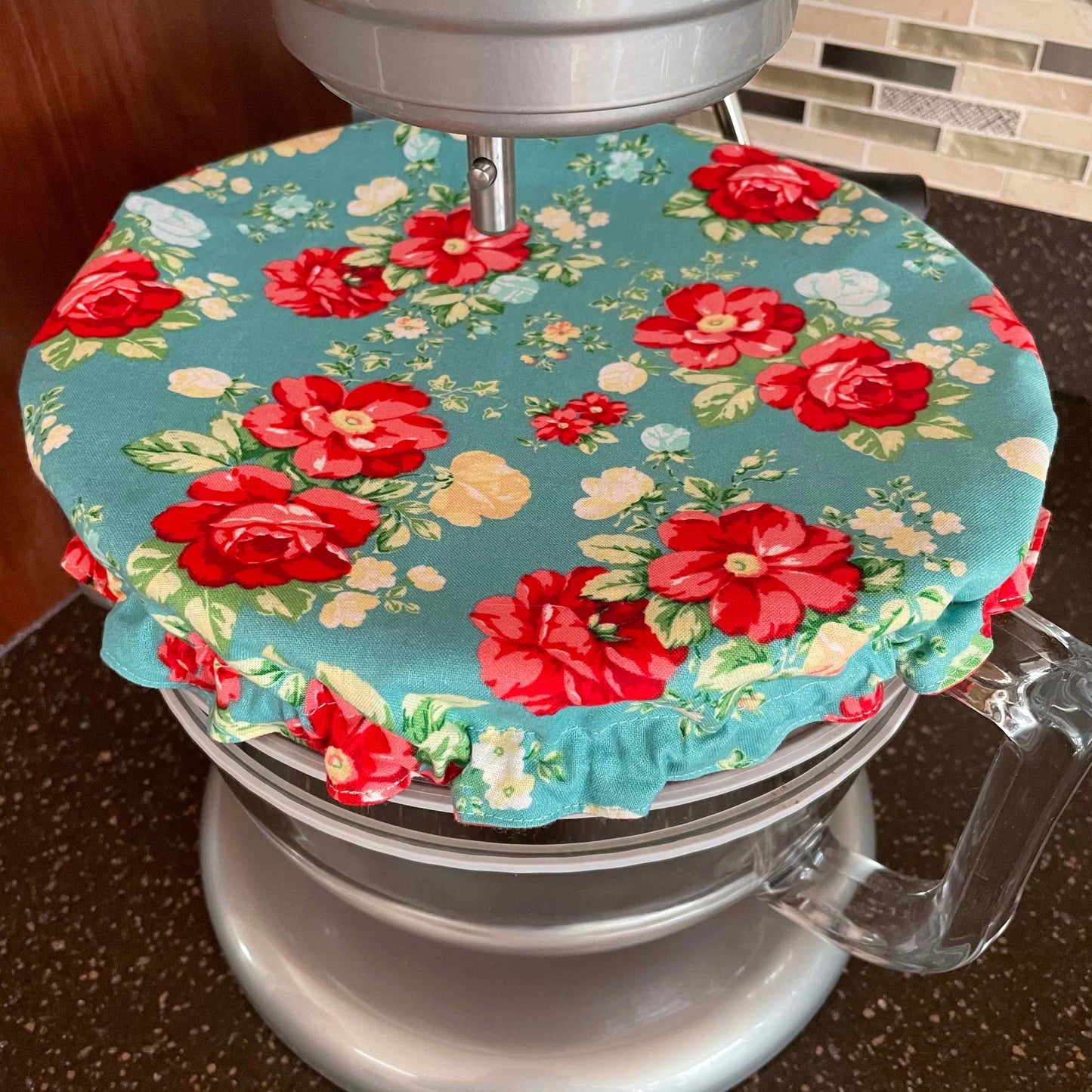 Stand Mixer Bowl Covers - Red Rooster – Dalisay Design Fabrics